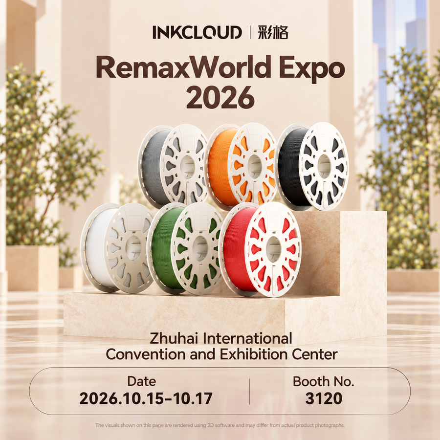 INKCLOUD Showcases Core 3D Printing Materials and Full-Chain Capabilities at RemaxWorld Expo 2026