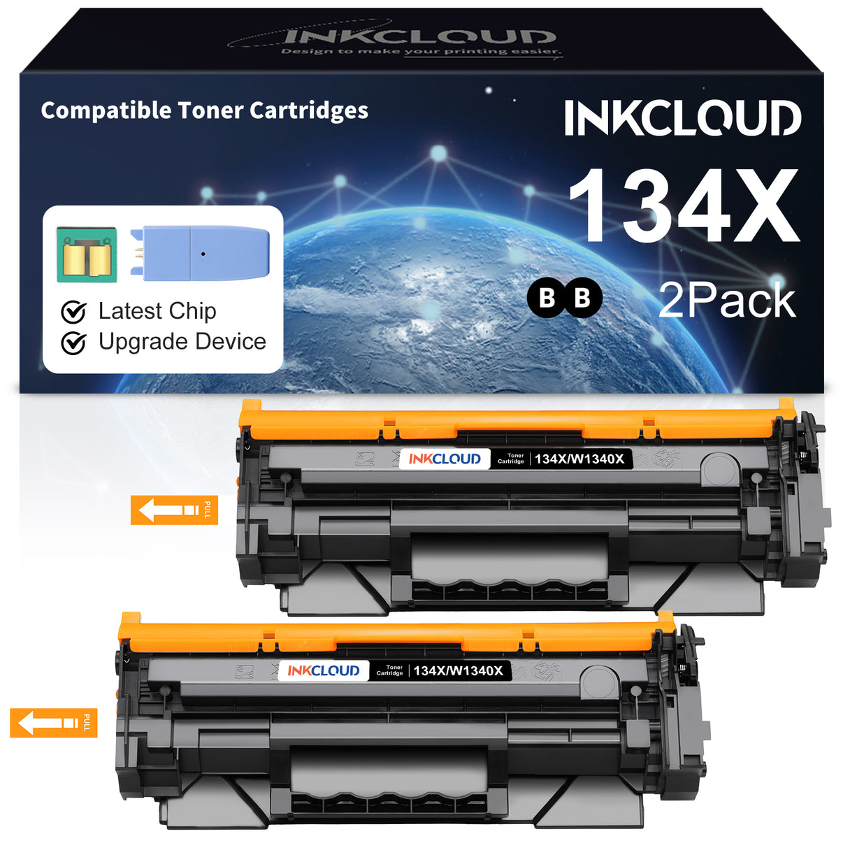 Compatible Toner Cartridges for HP W1340X (Toner Cartridges) | High Yield Black Laser Toner | INKCLOUD - INKCLOUD