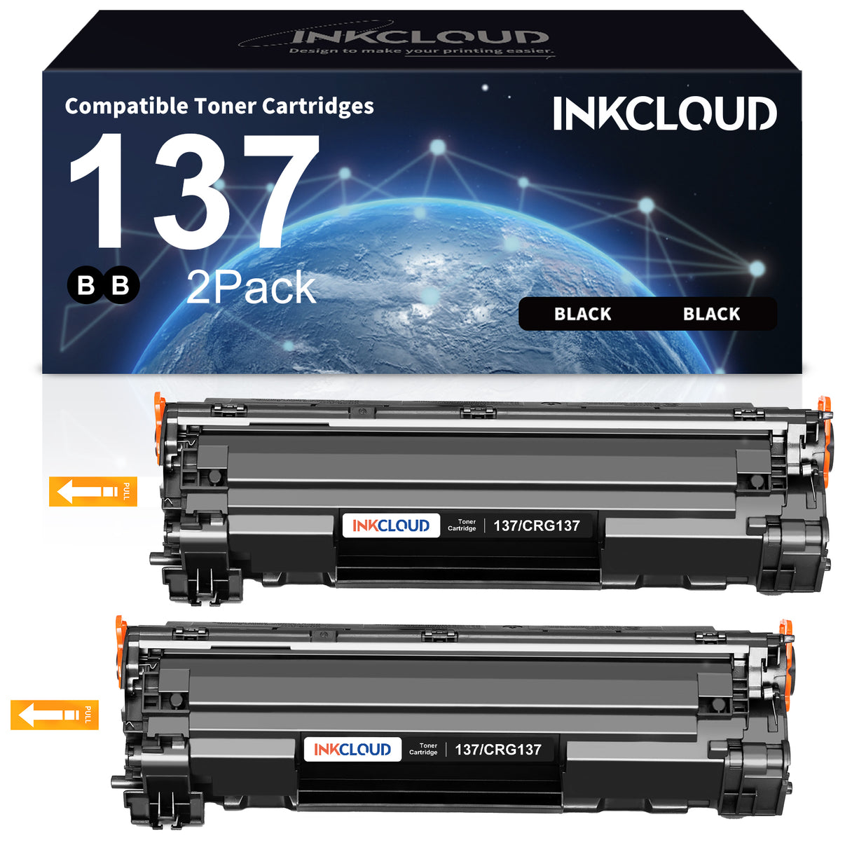 Compatible Toner Cartridges for Canon CRG-137 | High Yield Black Laser Toner | INKCLOUD - INKCLOUD