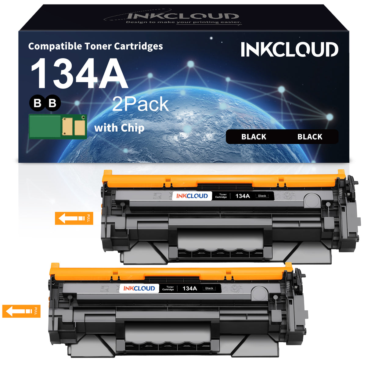 Compatible Toner Cartridges for HP W1340A (134A) | High Yield Black Laser Toner | INKCLOUD - INKCLOUD