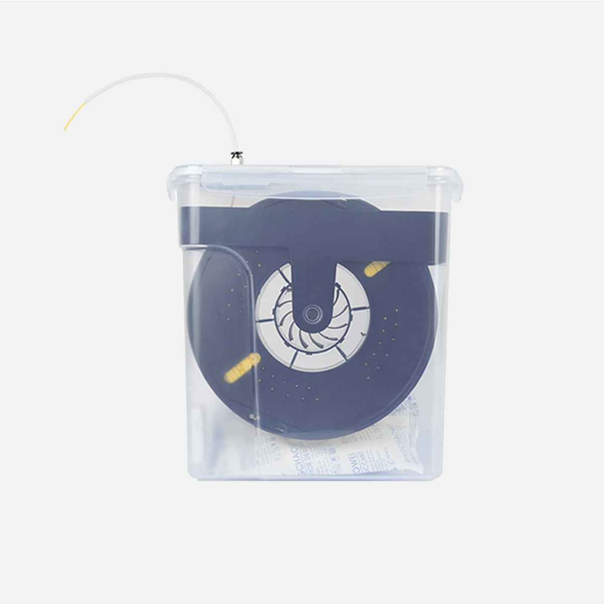 Filament Dry Box for keeping 3D printer filament dry and protected from moisture during FDM printing