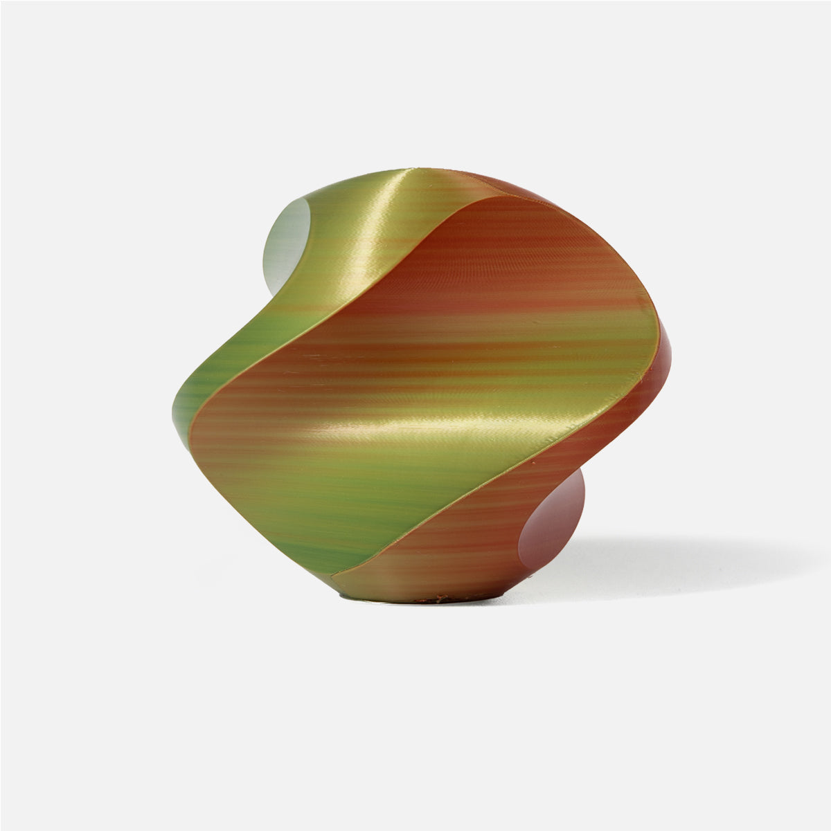 Silk PLA Tri-Color 3D Printer Filament – Red & Yellow & Green