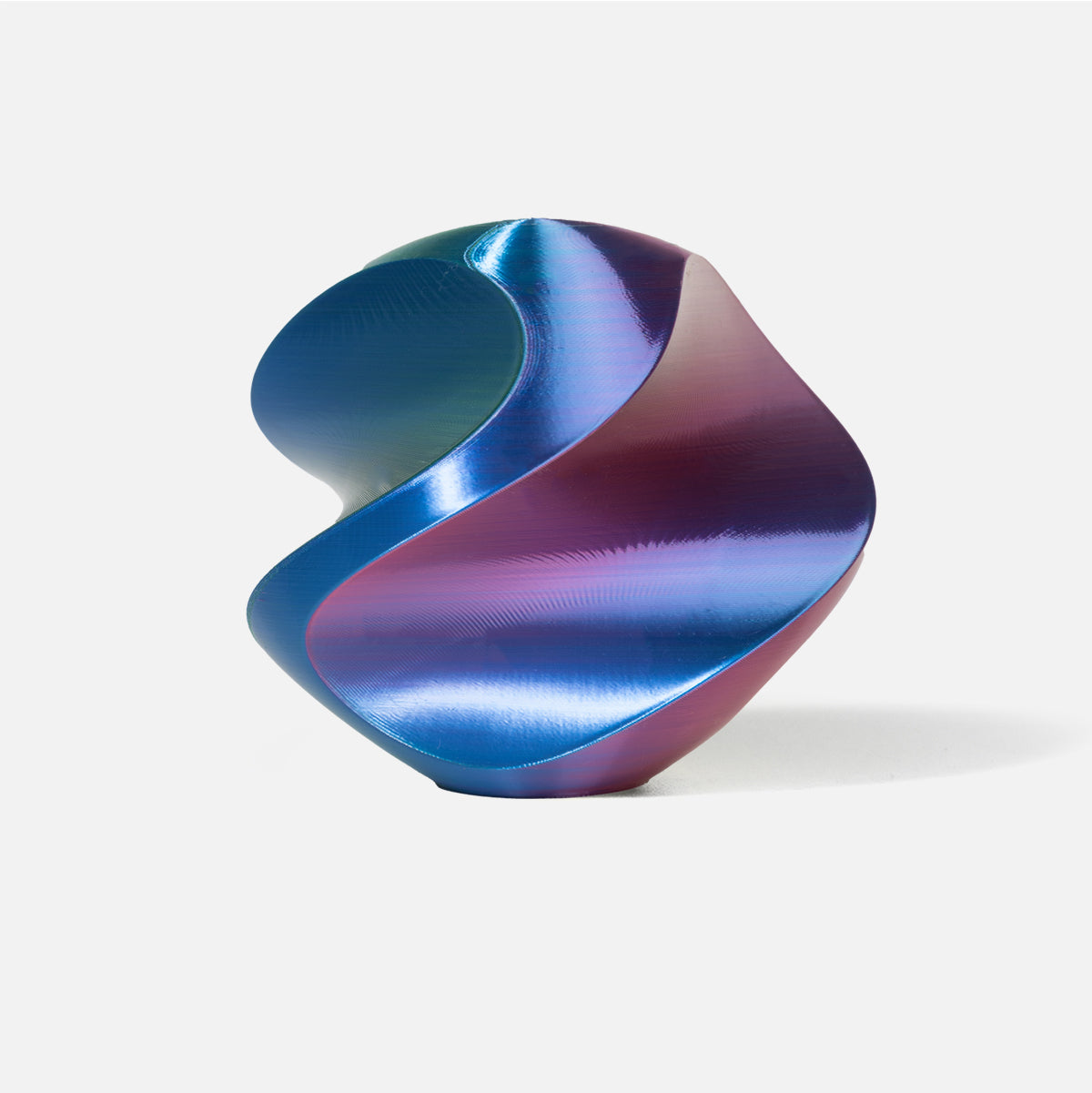 Silk PLA Four-Color Filament – Red Blue Black White Multi-Angle Gradient Sheen