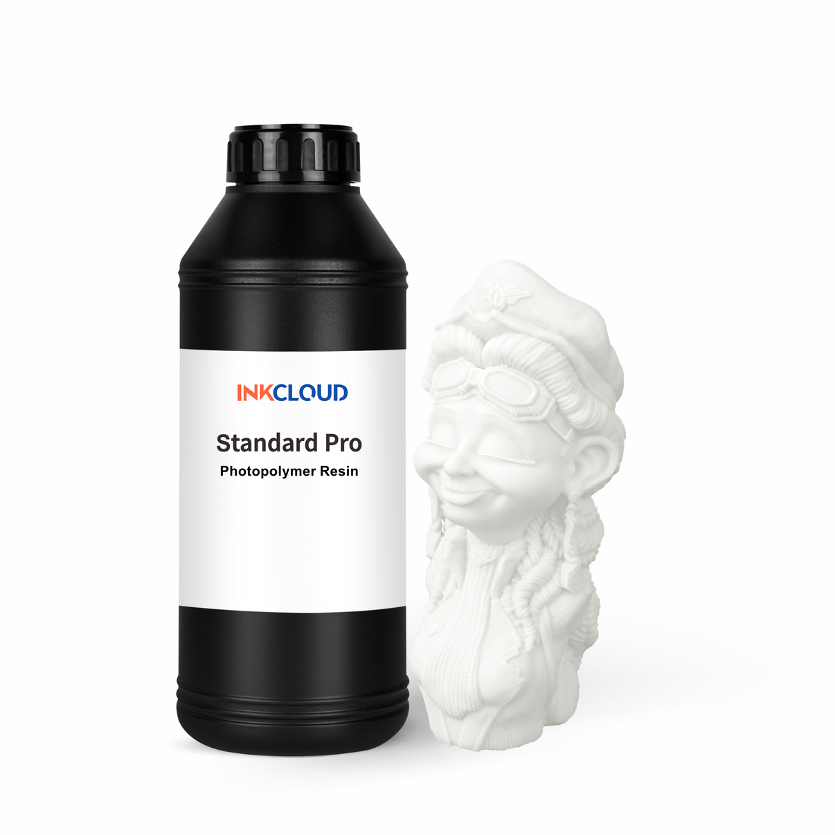 INKCLOUD™ ABS-Like Resin White – Tough, Impact-Resistant 3D Printer Resin for Functional Prototypes & Assembly Testing on LCD/DLP Printers
