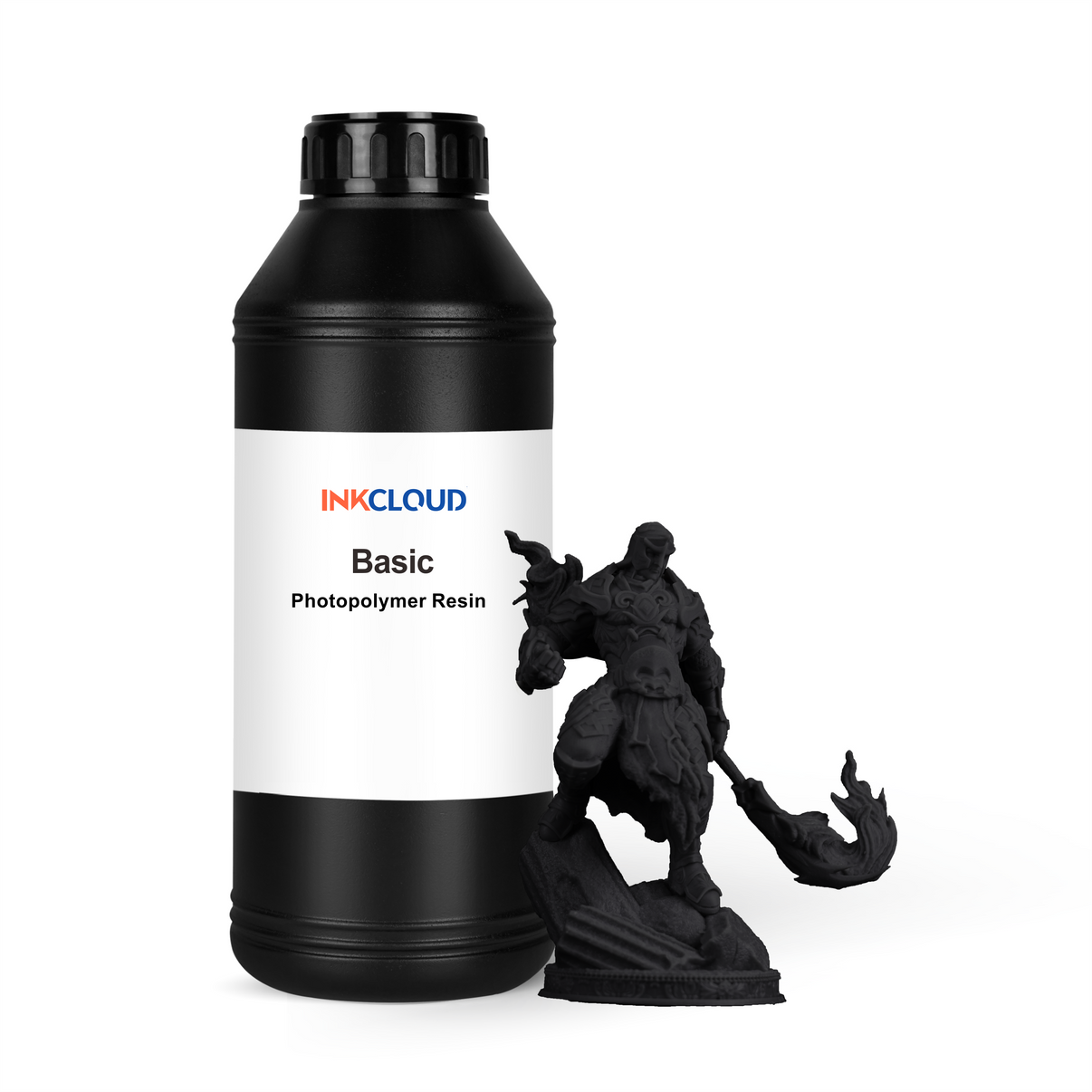 INKCLOUD™ Rigid Resin 3D Printing Resin – Fine Texture Resolution for Miniatures & Display Models, Compatible with 365–405nm LCD/DLP Printers